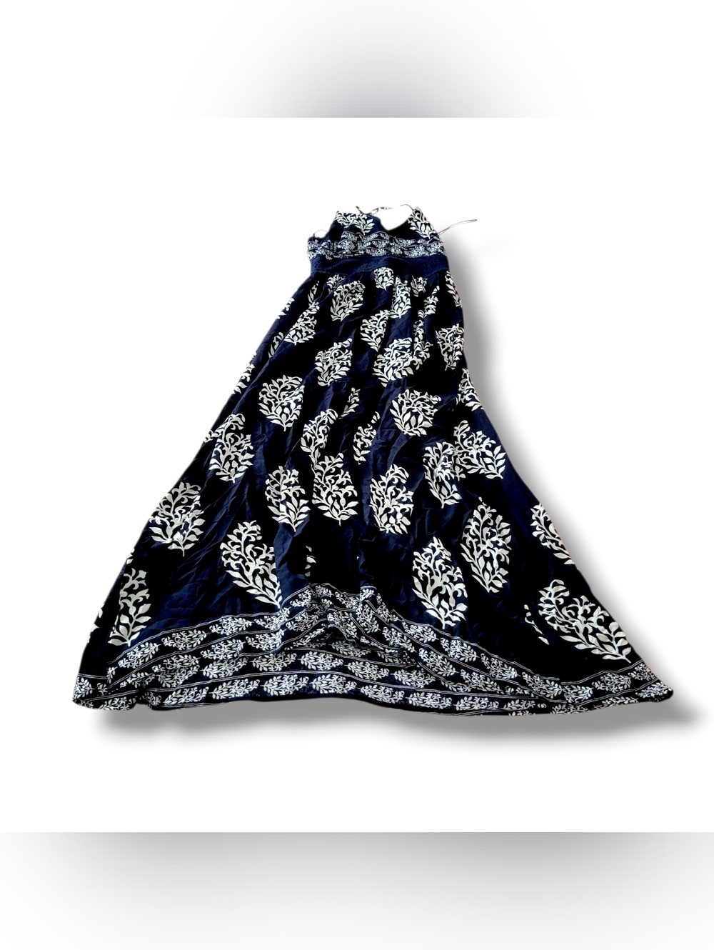 Miss Avenue | NWT Navy/White Boho Floral Maxi Dress (SIZE L) - Picture 3 of 16